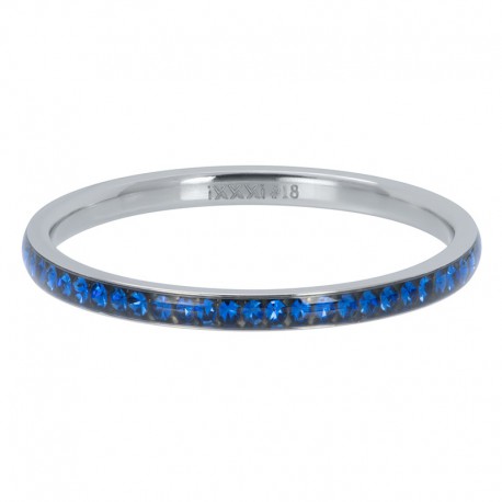 iXXXi vulring zirkonia crystal cobalt blauw 2mm