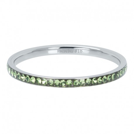 iXXXi vulring zirkonia crystal lichtgroen 2mm